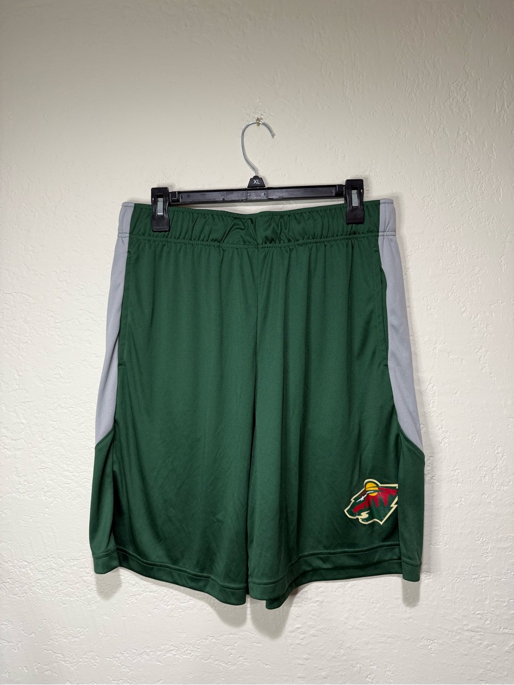 Fanatics Men’s NHL Minnesota Wild Mesh Training Shorts Size XL
